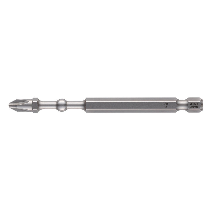 Vessel Tools IBPH290P2 IMPACT BALL Torsion Bit (PH2 x 90 mm, 2 pcs.)