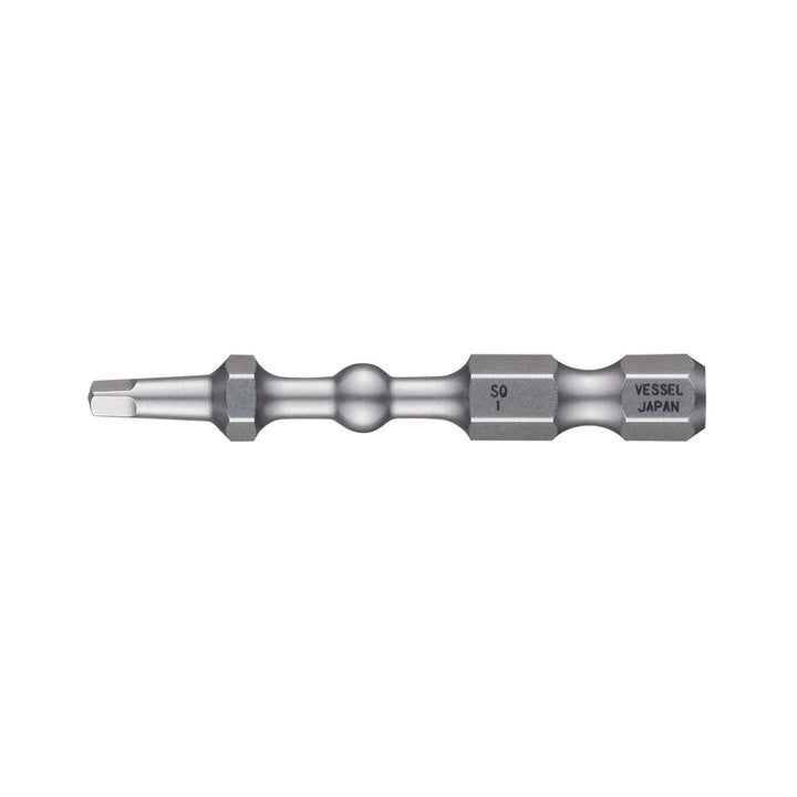 Vessel Tools IBSQ150P2 IMPACT BALL Torsion Bit (SQ1 x 50mm, 2 pcs.)