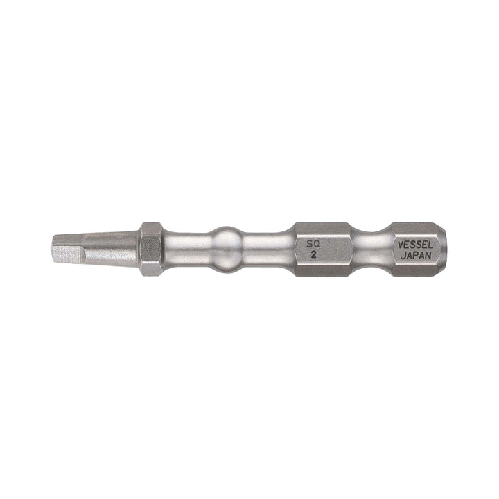 Vessel Tools IBSQ250P2 IMPACT BALL Torsion Bit (SQ2 x 50 mm, 2 pcs.)