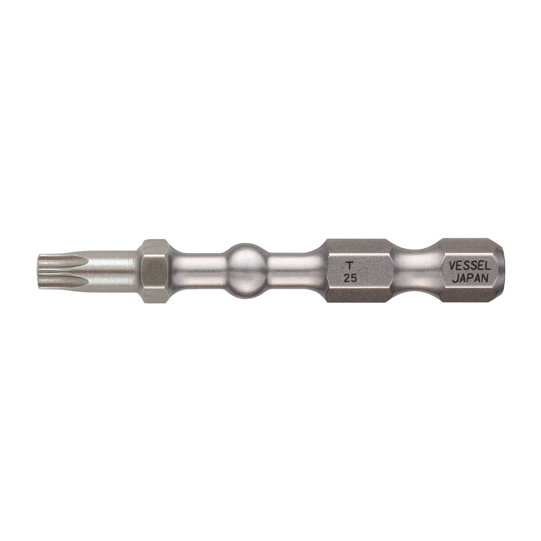 Vessel Tools IBTX2550P2 IMPACT BALL Torsion Bit (T25 x 50 mm, 2 pcs.)