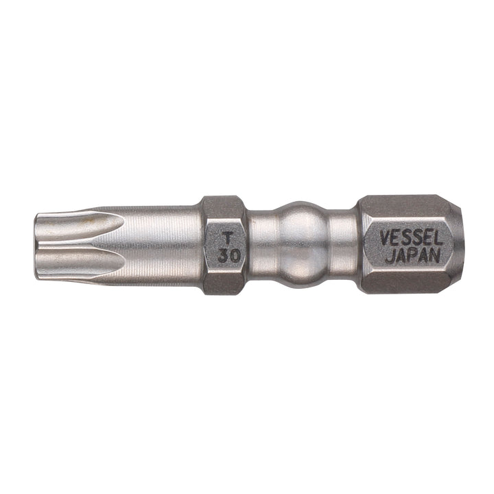 Vessel Tools IBTX3030P2 IMPACT BALL Torsion Bit (T30 x 30 mm, 2 pcs.)