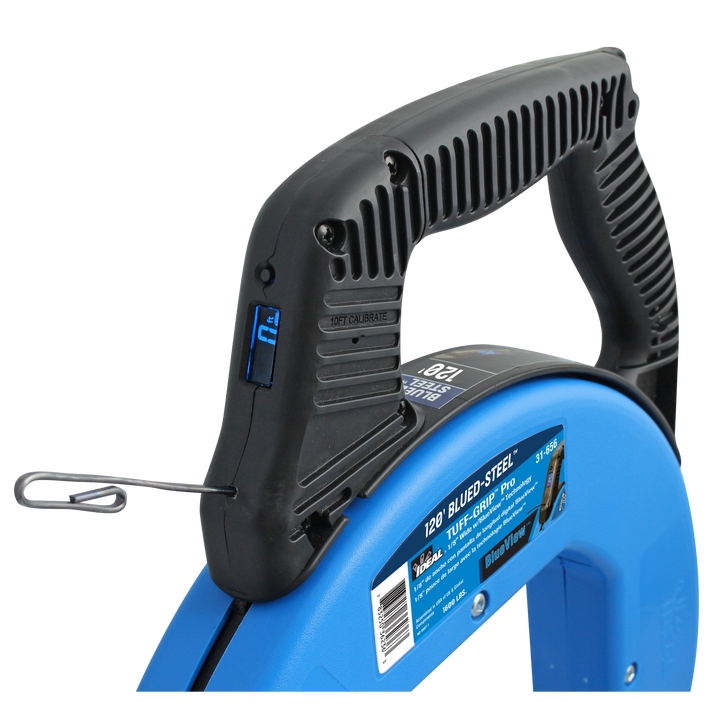 Ideal 31-656 BlueView Blued-Steel Digital Fish Tape, 120'