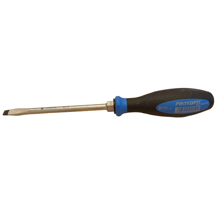 Witte 9T 83805 Pro Impact Slotted Screwdriver, 8.0 x 150mm
