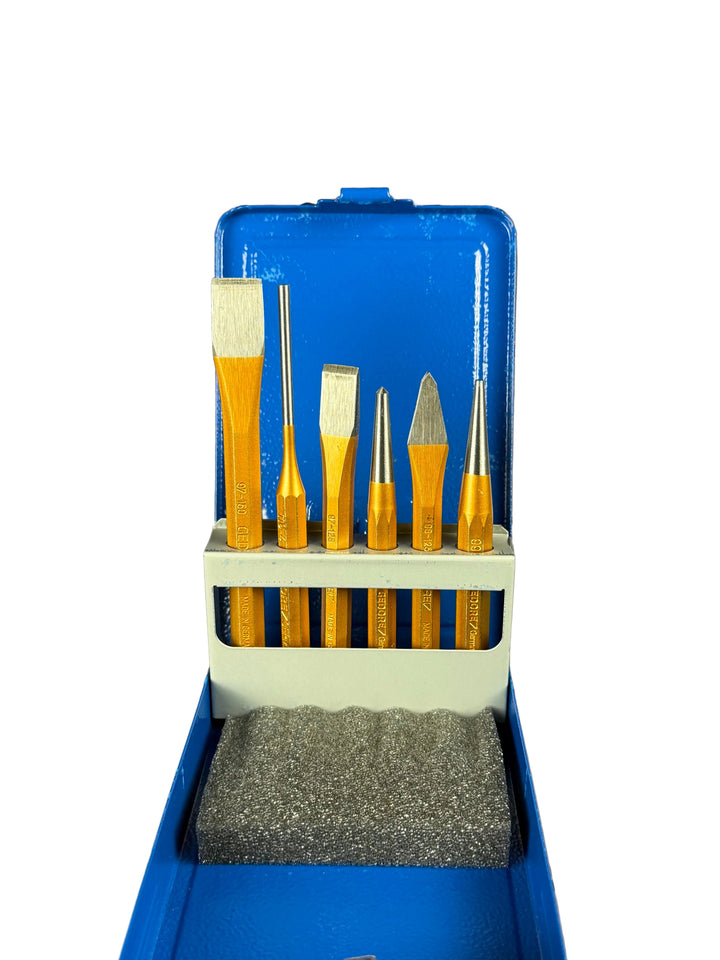 Gedore 8725710 Chisel And Punch Set 6 Pcs in Metal Case