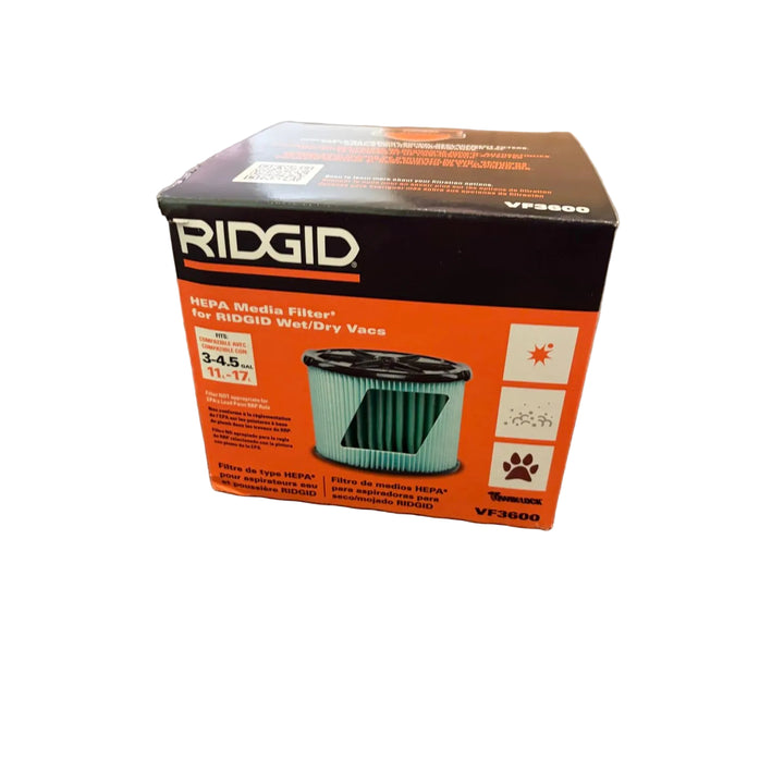 Ridgid 54213 FILTER, VF3600 HALF HT. HEPA
