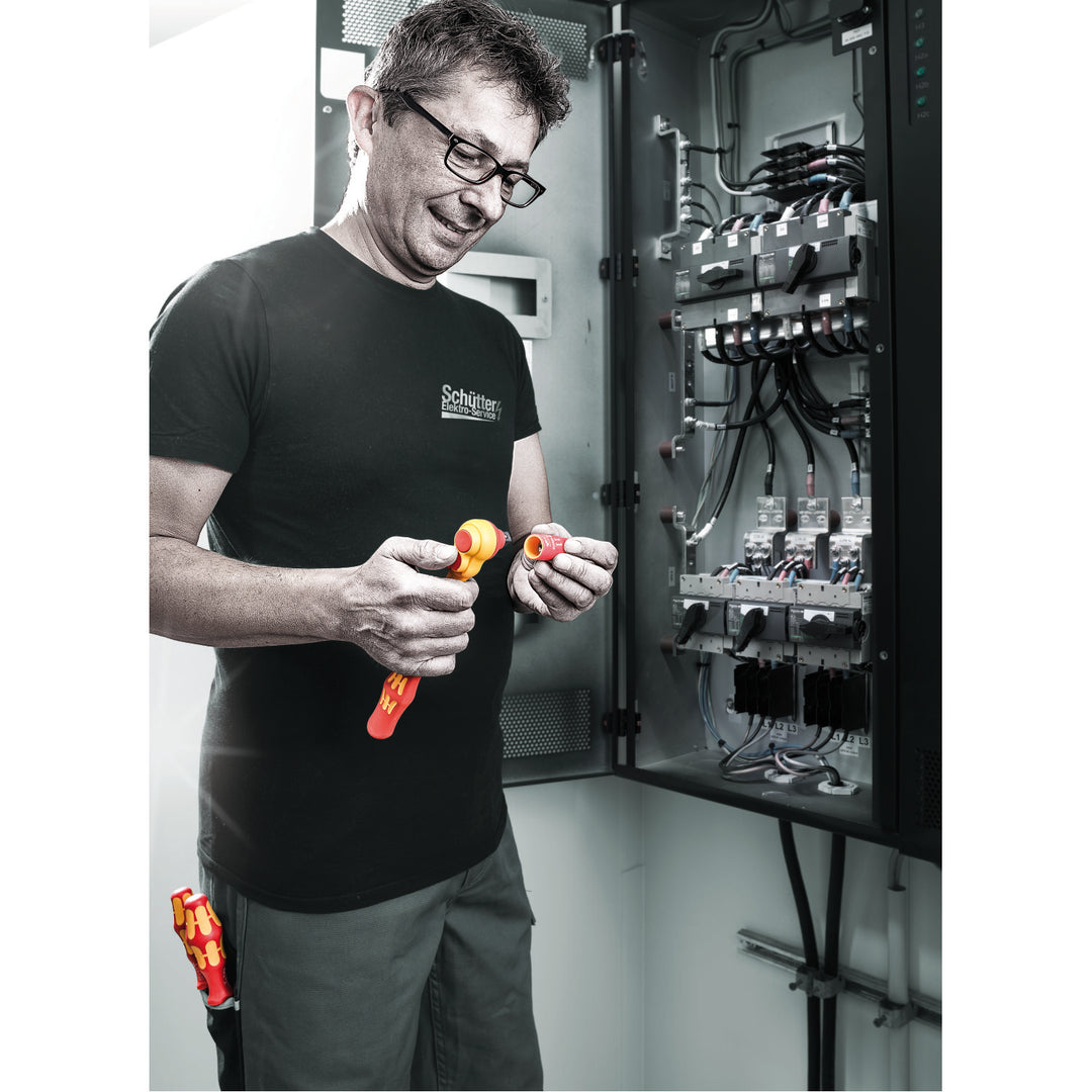 Wera 8790 A VDE Zyklop Socket, Insulated, with 1/4" Drive, 5.5 x 41 mm