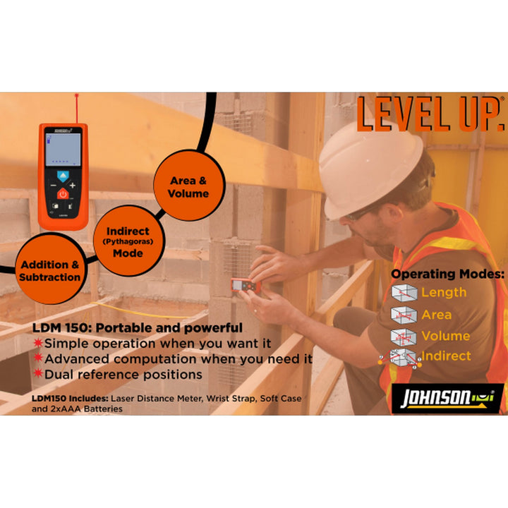 Johnson LDM150 Laser Distance Meter