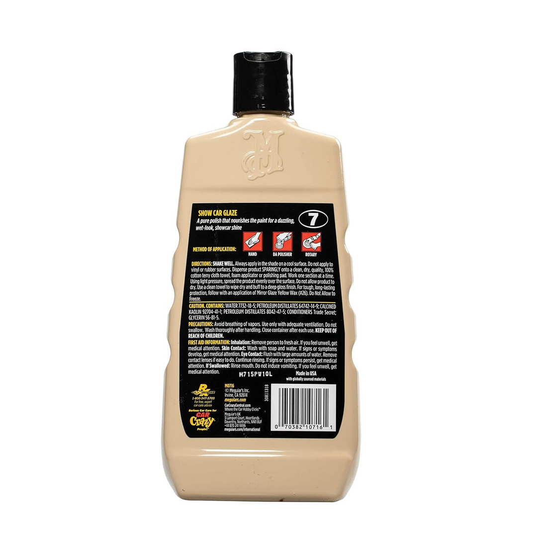 Meguiar's M0716 Mirror Glaze Professional Show Car Glaze, 16 .oz