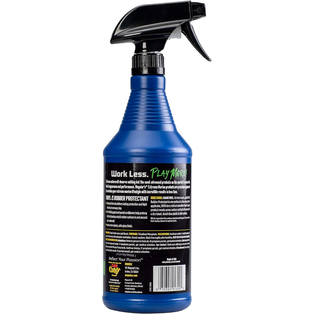 Meguiar's M180132 Extreme Marine Vinyl & Rubber Protectant, 32 .oz, Spray