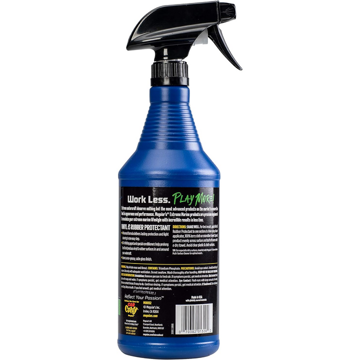 Meguiar's M180132 Extreme Marine Vinyl & Rubber Protectant, 32 .oz, Spray