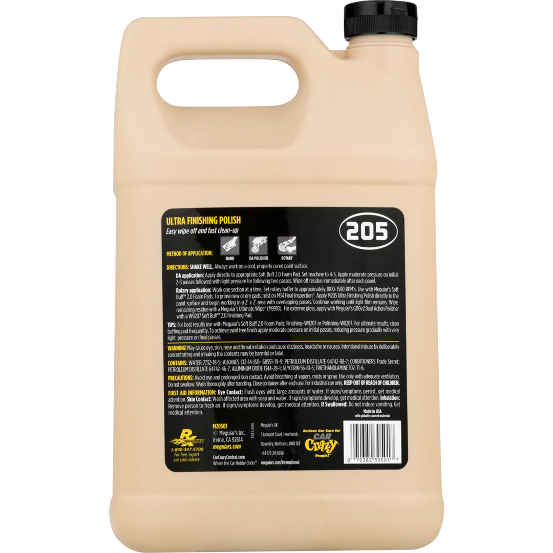 Meguiar's M20501 Mirror Glaze Ultra Finishing Polish, 1 Gallon, Liquid
