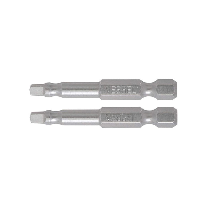 Vessel Tools NTSQ350P2 Neck Torsion Power Bits, SQ3 x 50 mm, 2 Pc.