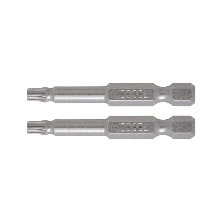 Vessel Tools NTTX2550P2 Neck Torsion Power Bits, T25 x 50 mm, 2 Pc.