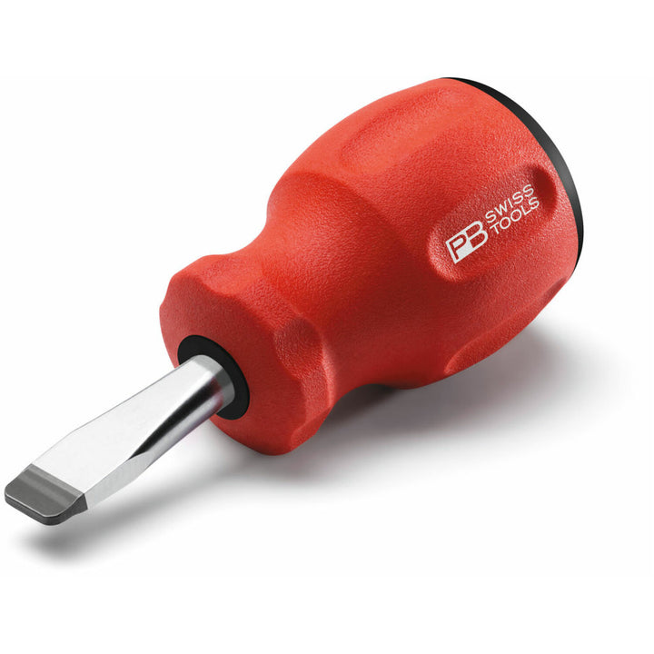 PB Swiss Tools PB 8135.4-30 Slotted, Swiss Grip Stubby Screwdrivers, 3.5 x 30mm