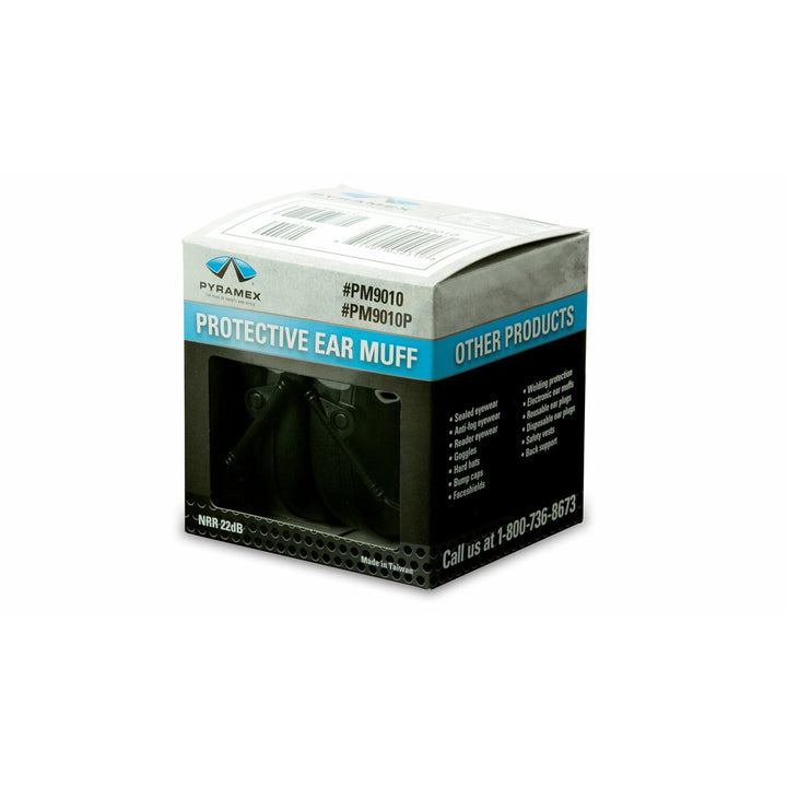 Pyramex PM9010 Low Profile Earmuff NRR 22dB
