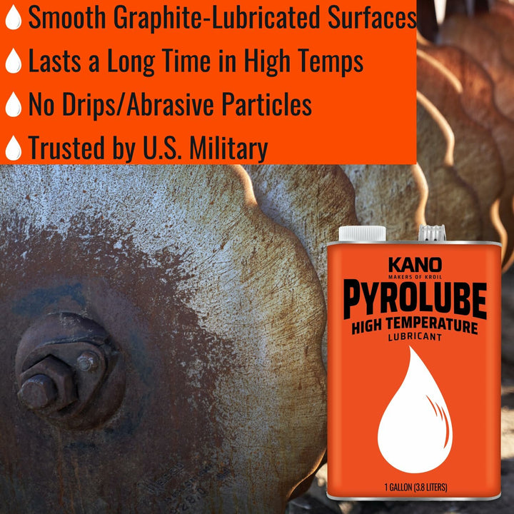Kroil PY011 Pyrolube High Temperature Lubricant, 1 Gallon Can