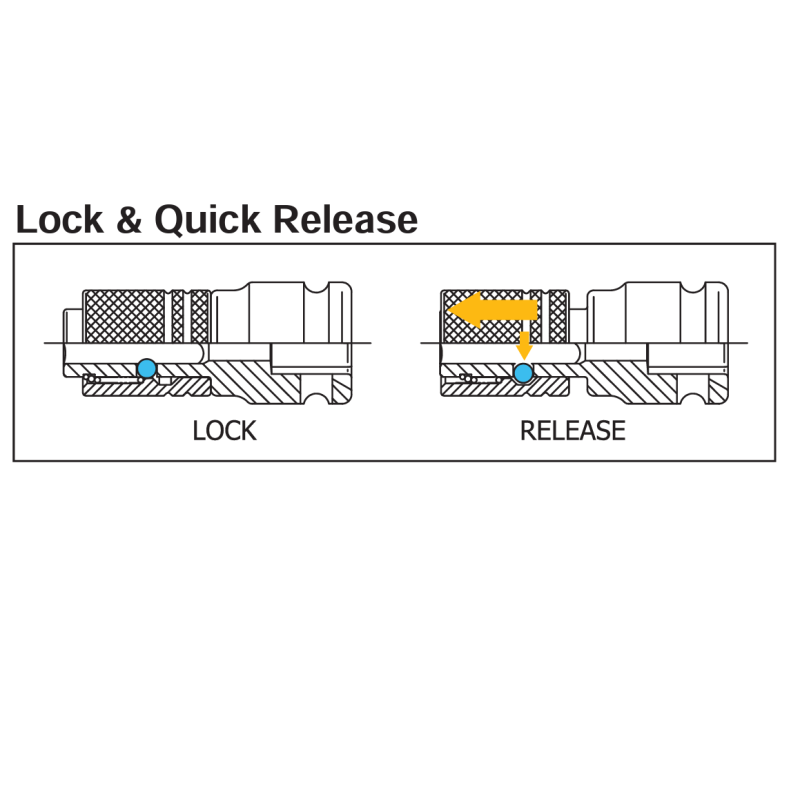 Ko-Ken 13137H Bit Holder 1/4 Hex 42 MM 3/8 Sq. Drive