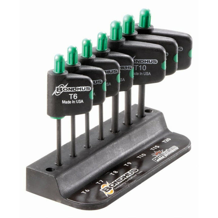 Bondhus 35045 Set of 7 TORX Plus Flagdriver Tools, Sizes IP6-IP20