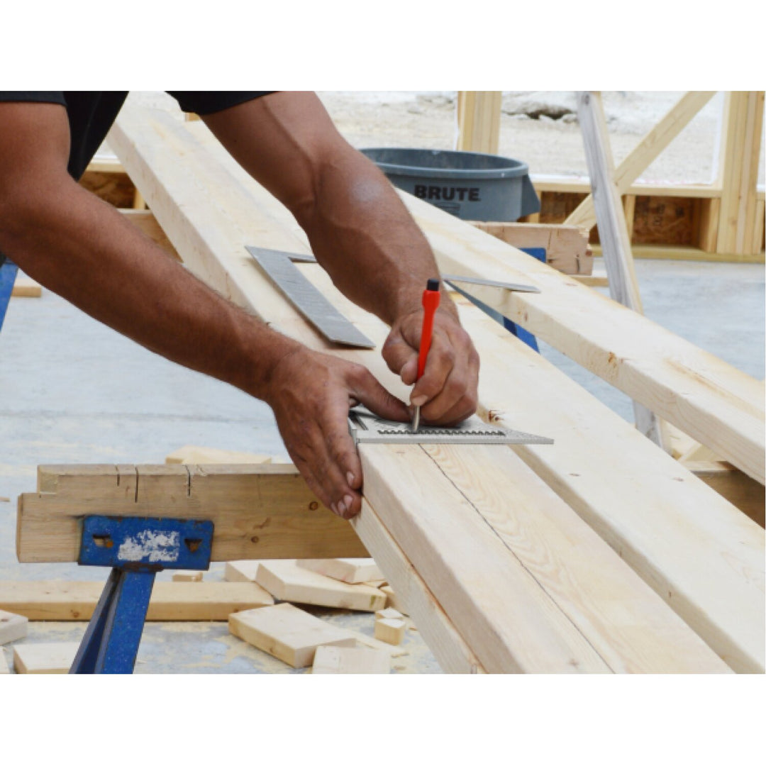 Johnson RAS-1B 7" Johnny Square Aluminum Rafter Square