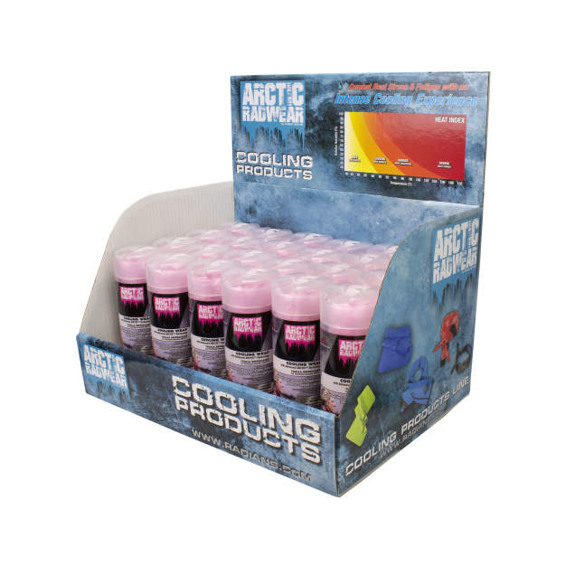 Radians Arctic Radwear® Cooling Wrap Counter Display - 24