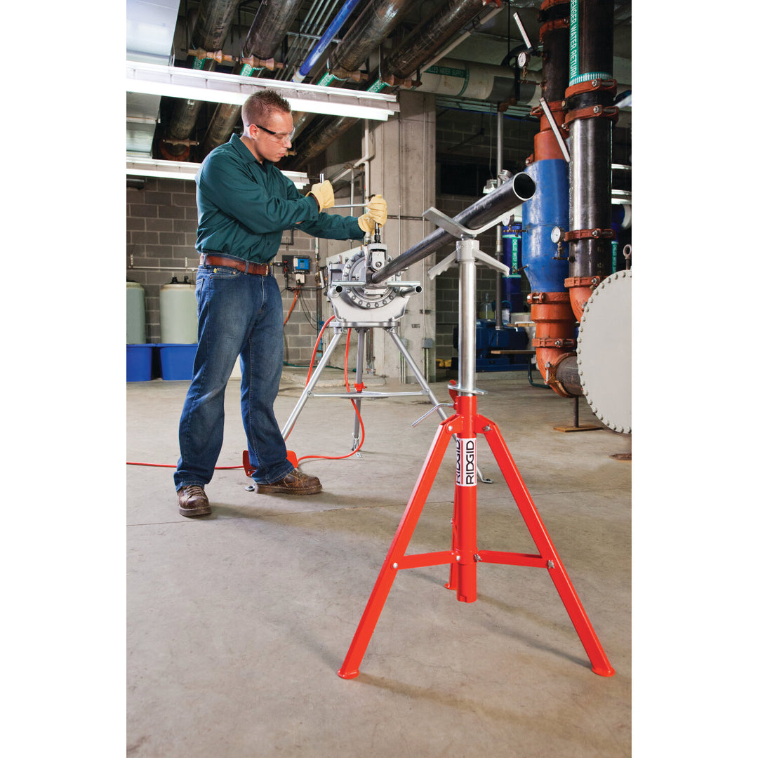 Ridgid 22168 VF-99 28" - 52" V-Head High Pipe Stand