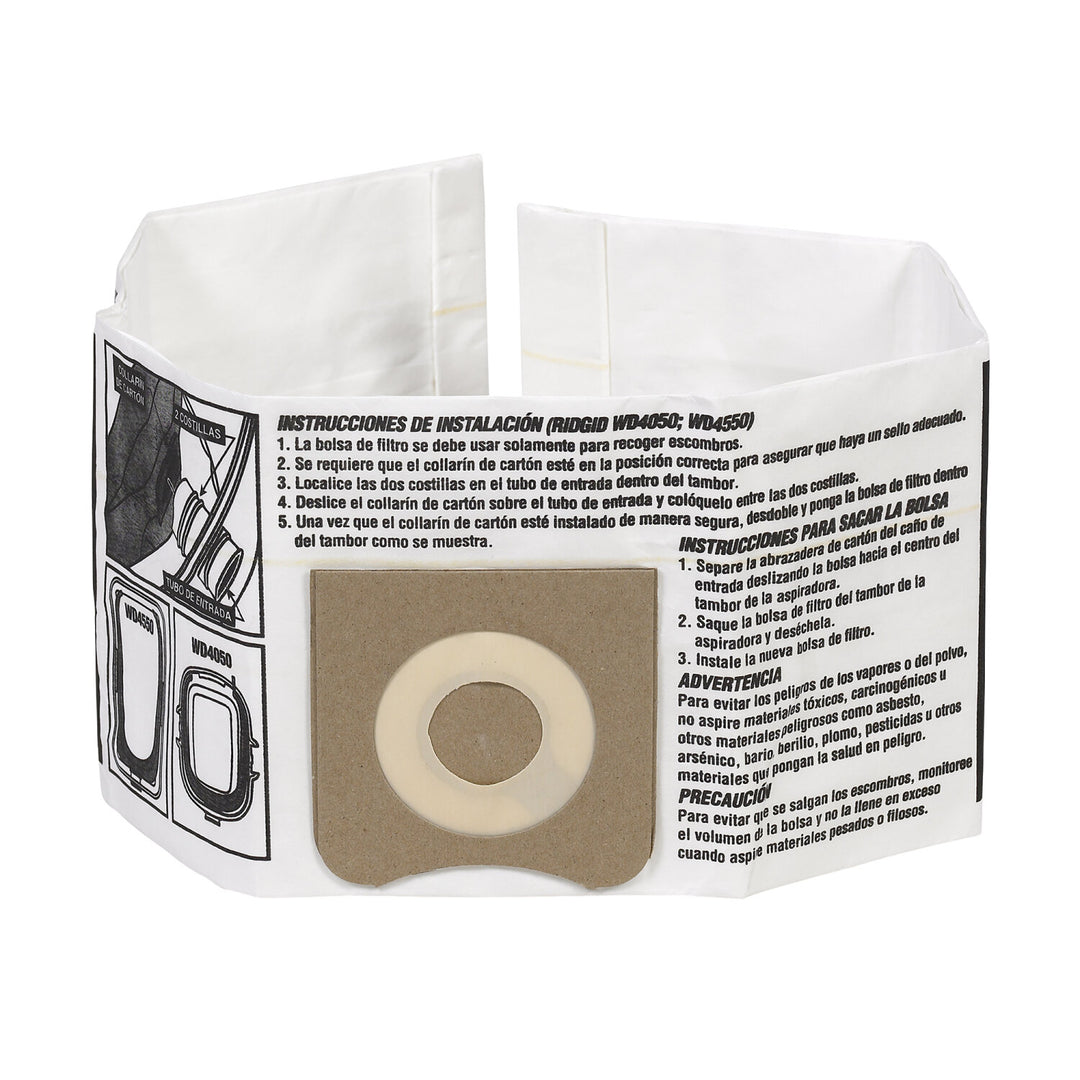 Ridgid 23738 High-Efficiency Dust Bags (VF3501)