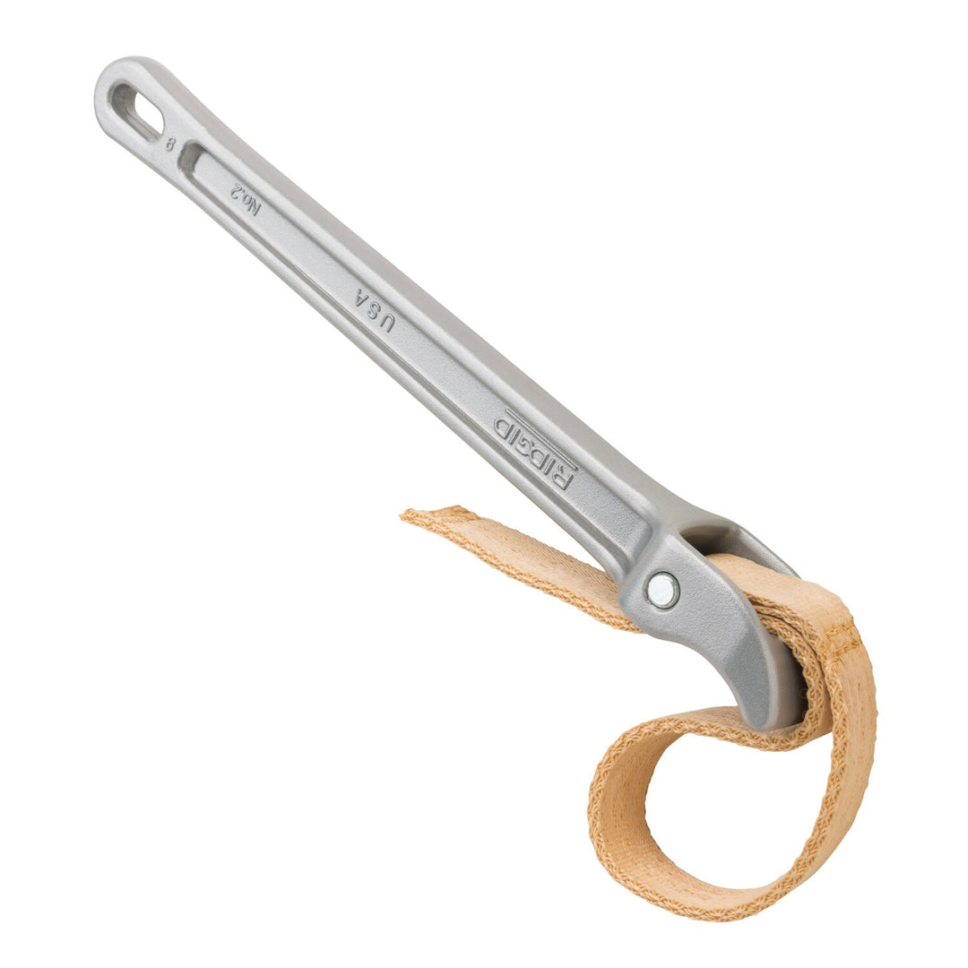 Ridgid 31340 11 ¾” Aluminum Strap Wrench with 17” x 1-1/8” Strap