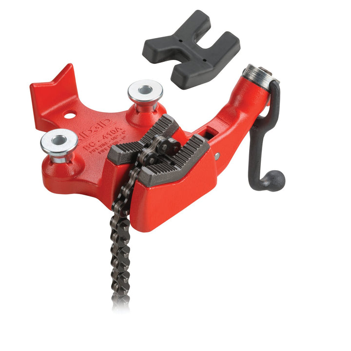 Ridgid 40200 BC210PA 1/2" - 4-1/2" OD Top Screw Bench Chain Vise for Plastic Pipe