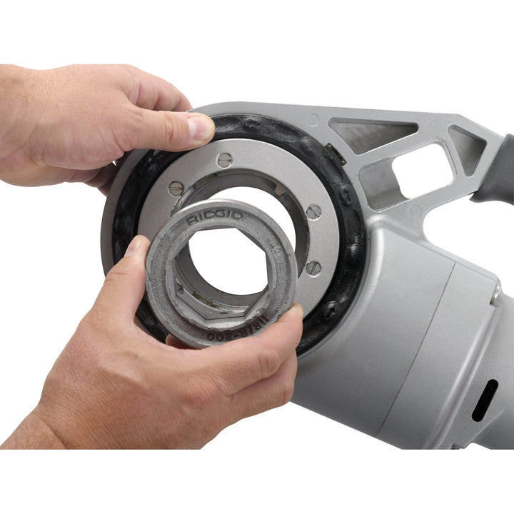 Ridgid 44933 Power Drive 1/2" - 2" BSPT Die Head, Case & Support Arm