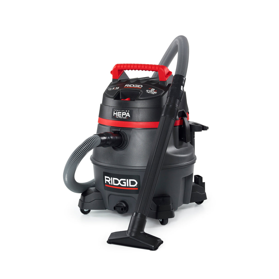 Ridgid 50368 14 Gallon with Certified HEPA Filtration (RV2400HF)