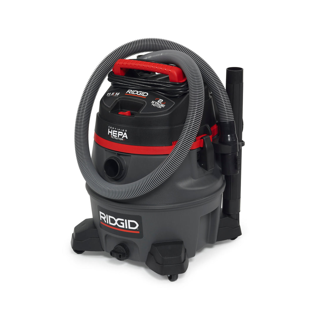 Ridgid 50368 14 Gallon with Certified HEPA Filtration (RV2400HF)