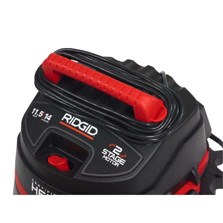 Ridgid 50368 14 Gallon with Certified HEPA Filtration (RV2400HF)