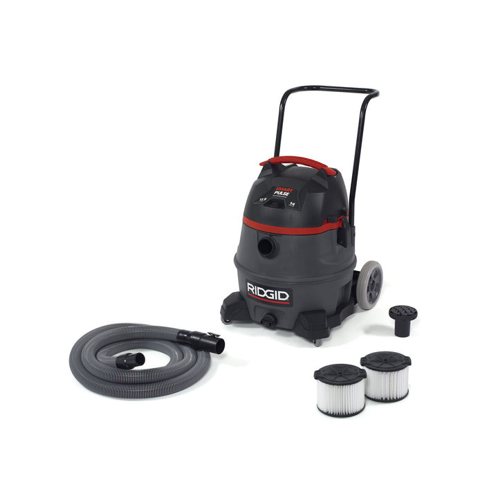 Ridgid 50373 14 Gallon Smart Pulse Wet/Dry Vac (3410RV)