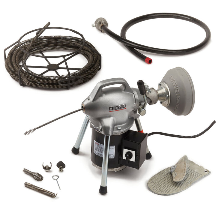 Ridgid 52972 K-50 Machine, with A-40 Cable Kit