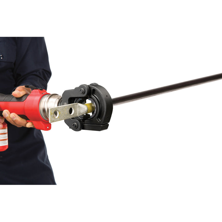 Ridgid 56498 RE 6 Electrical Tool Kit with SC-60 Scissor Cutter Head with Cu/AL Blades and  LR-60B Die Crimp Head