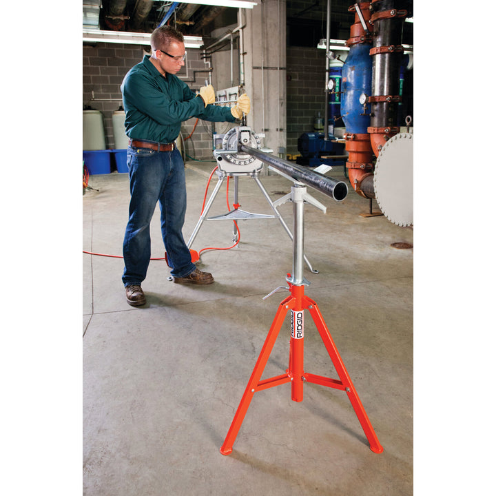Ridgid 56657 VJ-98 20" - 38" V-Head Low Pipe Stand