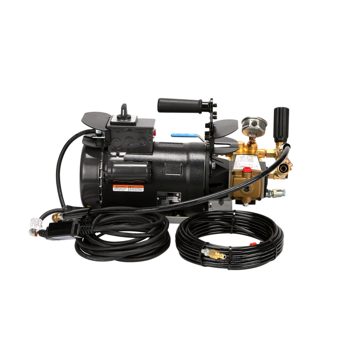 Ridgid 62687 KJ-1750 Jetter with Dual Pulse: H-41, H-42, and H-44 1/8" NPT Nozzles, H-51 and H-52 1/4" NPT Nozzles, 50' x 1/8" (15.2 m x 3.2 mm)  Sink Trap Hose, Nylon Storage Bag