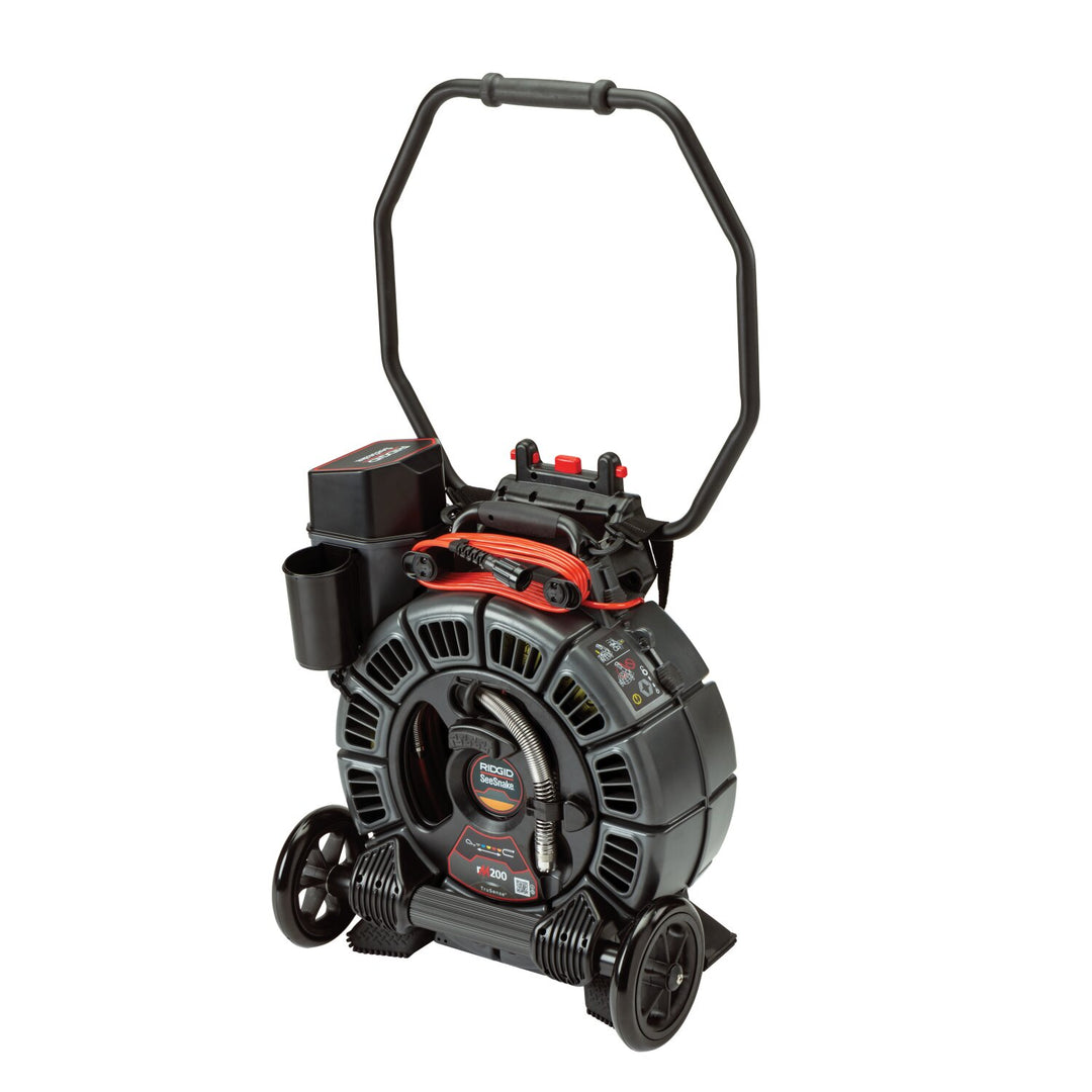 Ridgid 63663 SeeSnake rM200B Reel (165' / 50m) with Self-Leveling Camera powered with TruSense