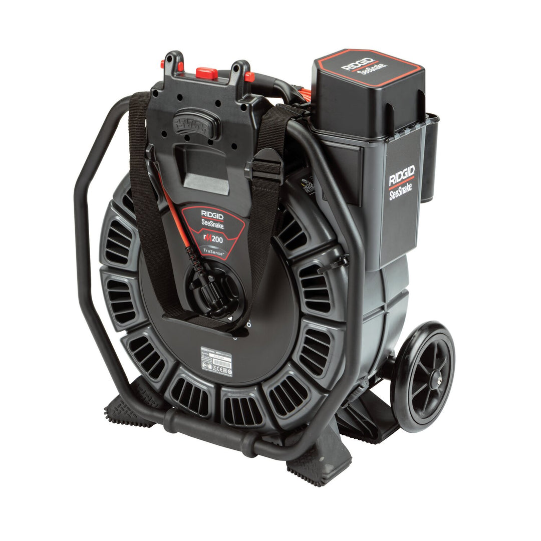Ridgid 63663 SeeSnake rM200B Reel (165' / 50m) with Self-Leveling Camera powered with TruSense