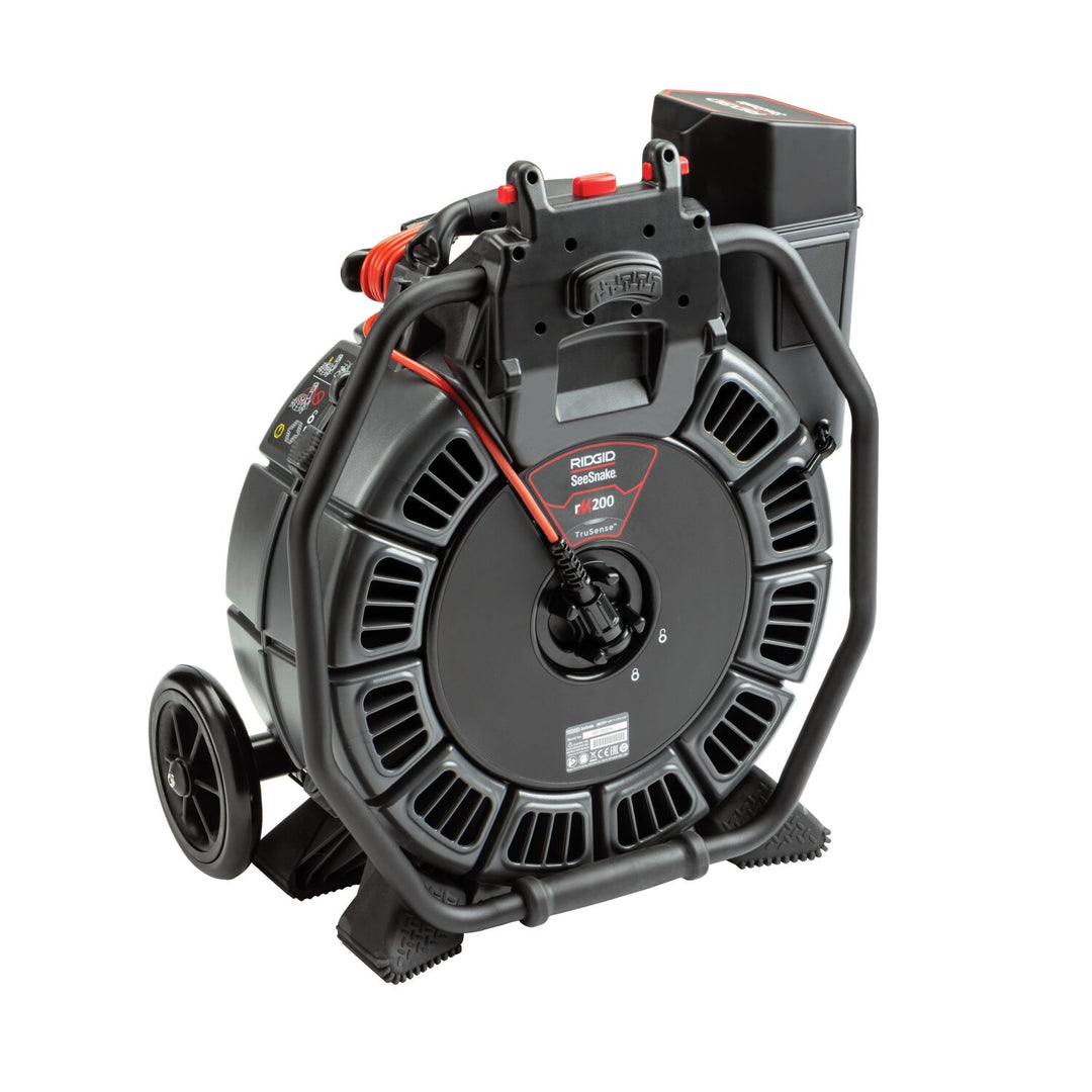 Ridgid 63663 SeeSnake rM200B Reel (165' / 50m) with Self-Leveling Camera powered with TruSense