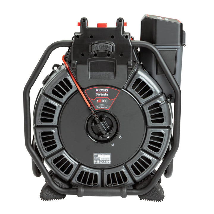 Ridgid 63663 SeeSnake rM200B Reel (165' / 50m) with Self-Leveling Camera powered with TruSense