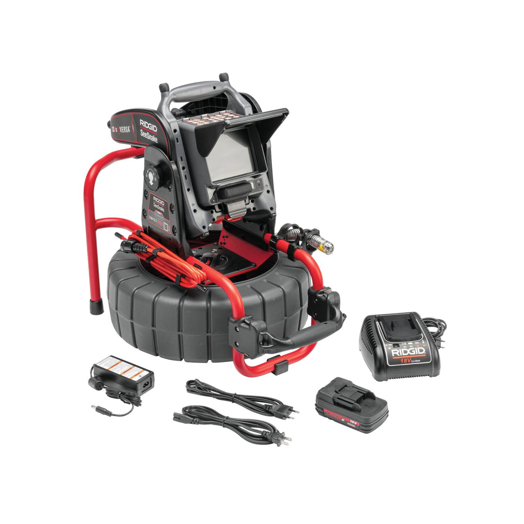 Ridgid 63673 SeeSnake Compact M40 Reel with Self-Leveling Camera powered with TruSense