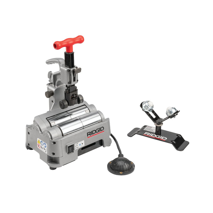 Ridgid 66138 Power Tubing Cutting Machine For Copper and Plastic with PC-116 TS Tube Stand