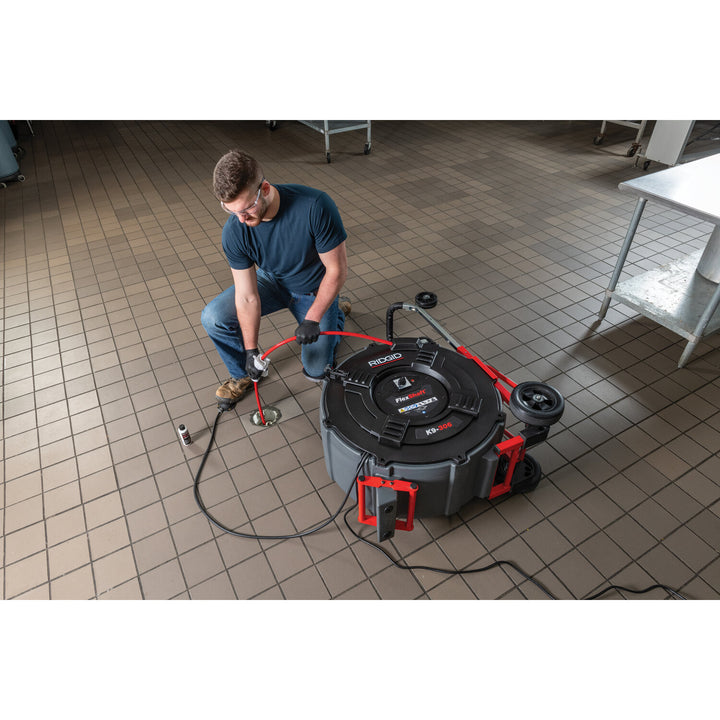 Ridgid 66593 FlexShaft, K9-306 for 3 - 6" Pipes; Includes: 125' 3/8" cable and kit