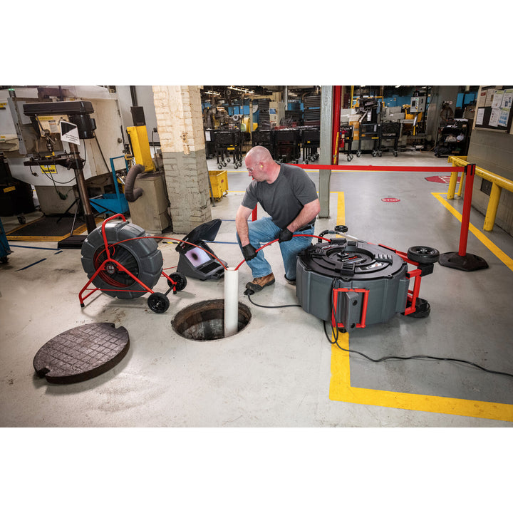 Ridgid 66593 FlexShaft, K9-306 for 3 - 6" Pipes; Includes: 125' 3/8" cable and kit