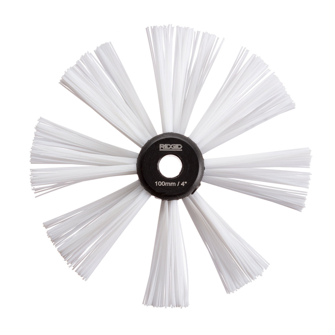 Ridgid 68953 4" (100mm) nylon brush for 5/16" (8mm) cable