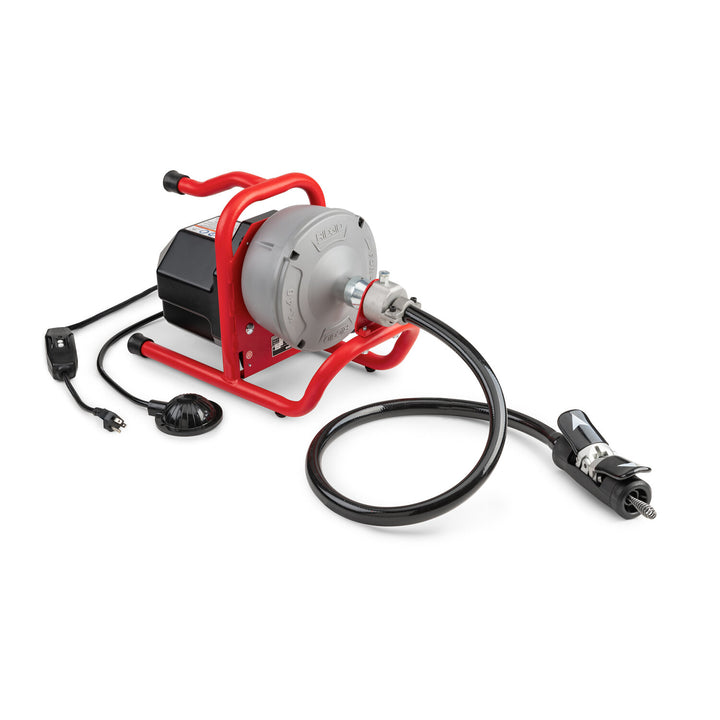 Ridgid 71732 Machine with:  AUTOFEED, Guide Hose, Mounting Bracket, C-13IC SB, 5/16" x 35' (8 mm x 10.7 m) Speed Bump Cable with Inner Drum