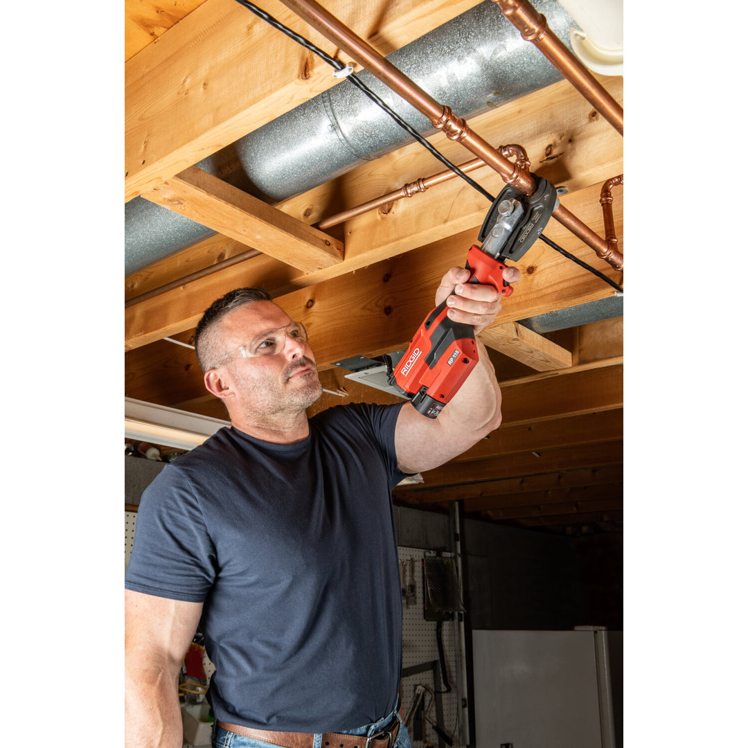 Ridgid 72533 RP 115 Battery Kit with ProPress Jaws (1/2” – ¾”)