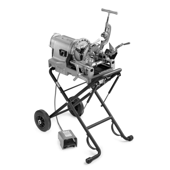 Ridgid 75602 1/2" - 2" NPT Hammer Chuck w/ 250 Folding Wheel Stand