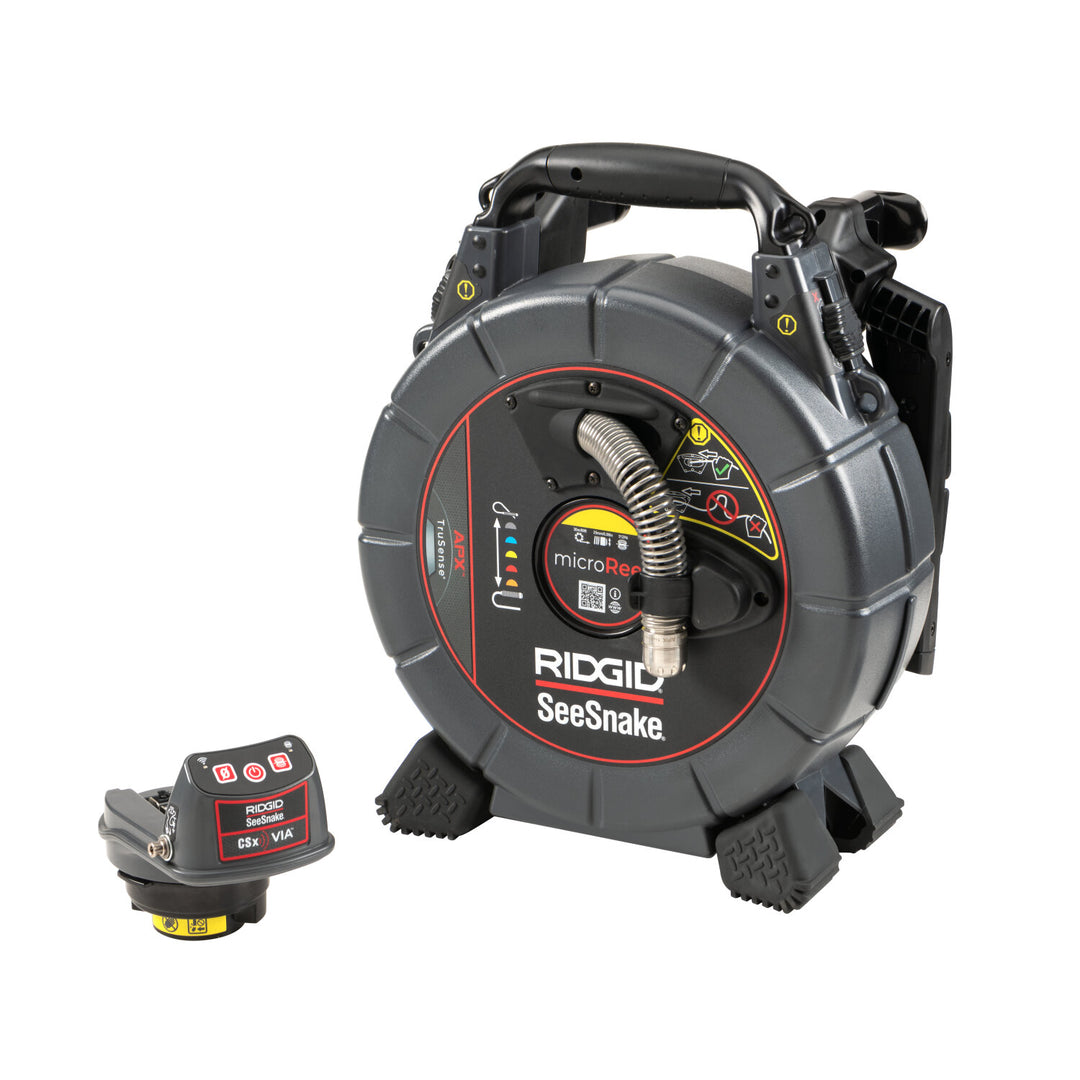 Ridgid 78118 SeeSnake microREEL APX & CSx VIA System with TruSense - The Battery and the Charger are not Included